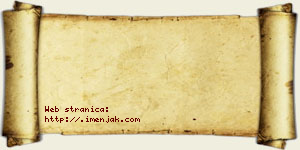 Josip Dimitrijević vizit kartica